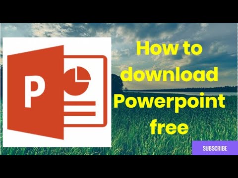 How to download powerpoint 2016 free !Trial Version!