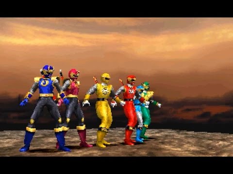 Ninpuu sentai hurricanger-Siêu nhân cuồng phong-Gameplay PS1