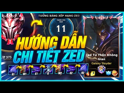 TOP1 ZED TỐC CHIẾN HƯỚNG DẪN CHUYÊN SÂU LỐI CHƠI, BẢNG NGỌC & TRANG BỊ DÀNH CHO ZED | LMHT Tốc Chiến