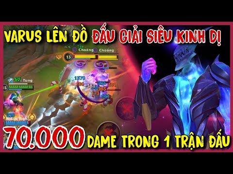 LMHT TỐC CHIẾN : VARUS Lên Đồ Chuẩn Đấu Giải, Gây 70.000 Sát Thương Trong Trận Đấu Cực Căng Thẳng