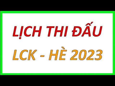 Lịch thi đấu LCK mùa Hè 2023