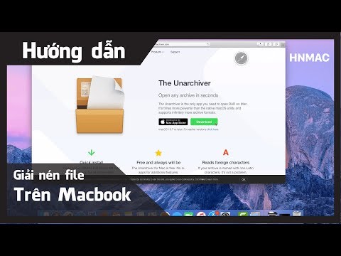 Nén và giải nén file ZIP và RAR trên MacBook