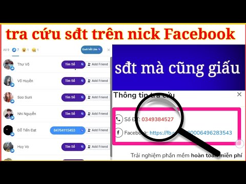 tìm số điện thoại trên facebook mới nhất| quangtube officail