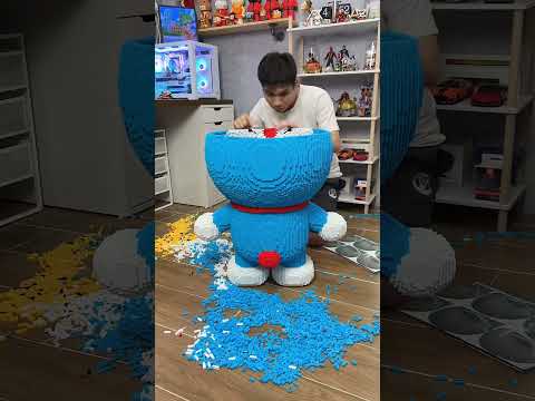 Lắp ráp mô hình Doraemon tuổi thơ #shorts #lego