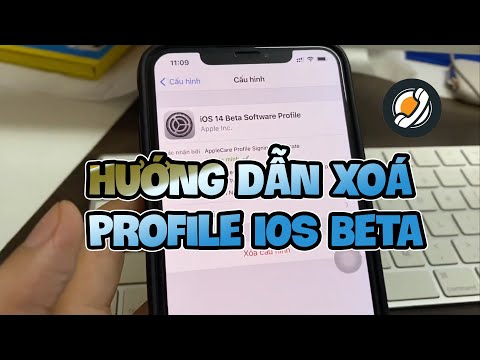 Hướng dẫn xoá Profile iOS Beta