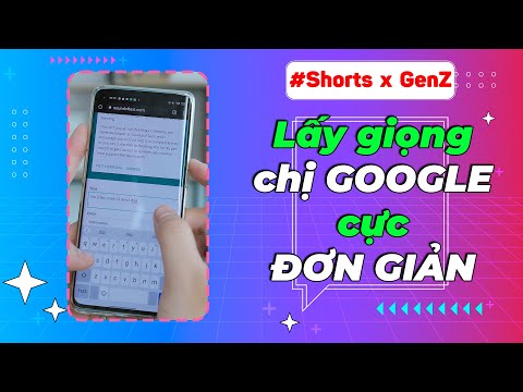 Cách lấy giọng chị Google trên điện thoại #shorts