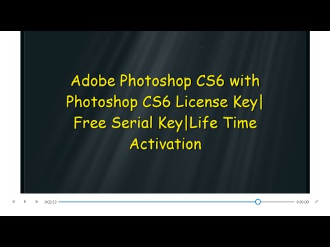Adobe Photoshop CS6 with Photoshop CS6 License Key|Free Serial Key|Life Time Activation |