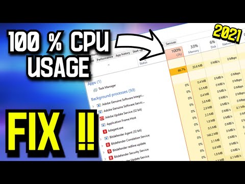 ➢Fix 100% CPU usage in windows 10 | High CPU usage problem fix | stuck on 100% CPU usage
