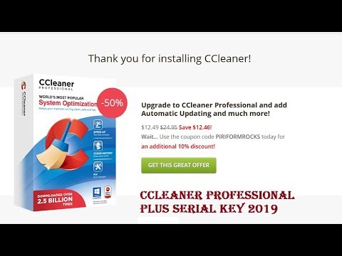 ccleaner professional plus key 2019 free