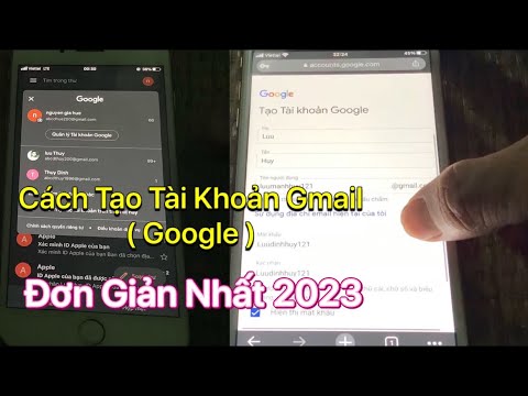 Cách Tạo Tài Khoản Gmail Trên iPhone - Mới Nhất