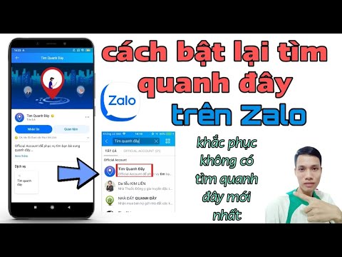 Cách Bật Tìm Bạn Quanh Đây Trên Zalo, Khắc Phục Không Bật Được Tìm Quanh Đây Zalo | Tân tivi