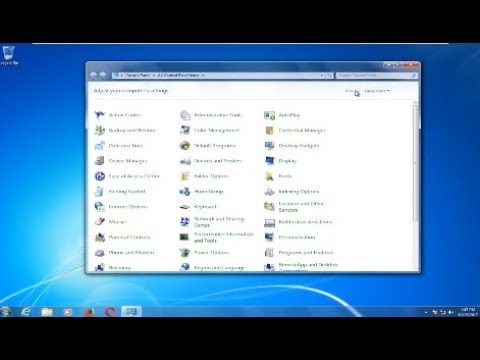 Windows 7 - How to Open Control Panel