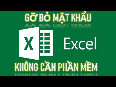 Cách gỡ bỏ mật khẩu file Excel không cần phần mềm