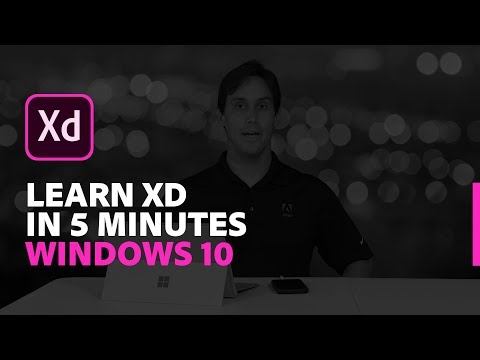 Learn Adobe XD in 5 minutes (Windows 10) | Adobe Creative Cloud