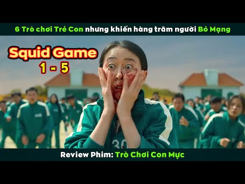 [Review Phim] TRÒ CHƠI CON MỰC Tập 1-5 | Squid Game