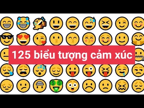 125 biểu tượng cảm xúc