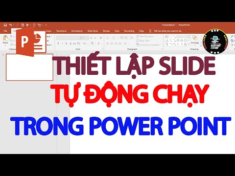 Cách thiết lập slide tự động trong Powerpoint