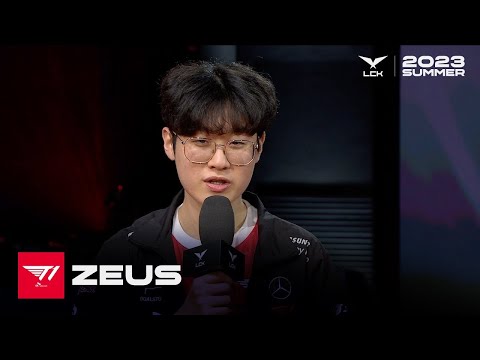 [VIETSUB] Phỏng Vấn T1 Zeus| LCK Mùa Hè 2023 [NS vs T1]