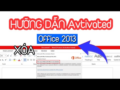 HƯỚNG DẪN Cách Active office 2013 Thành Công VĨNH VIỄN mọi phiên bản