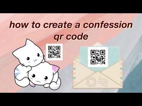 how to create a qr code confession or message