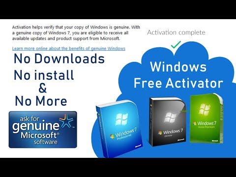 Windows 7 ultimate 32 bit and 64 bit genuine product key activation