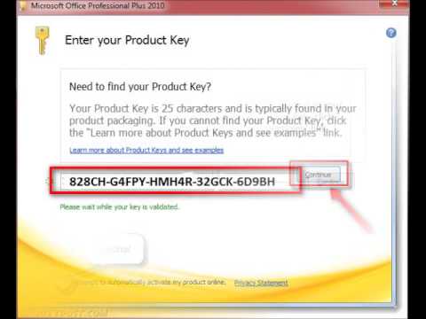 Microsoft Office 2010 Professional plus Product Key