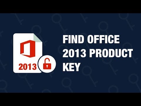How to Find Office 2013 Product Key