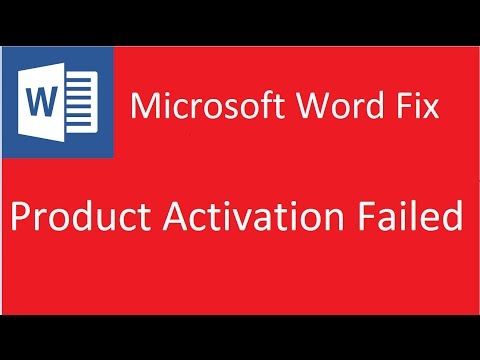 Product Activation Failed Microsoft Word 2010 Solution