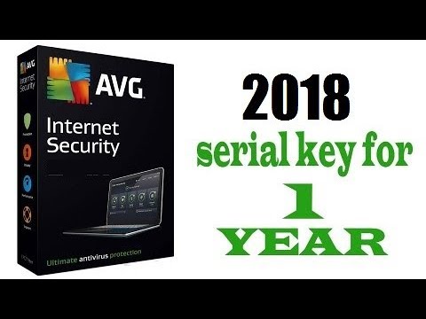 AVG INTERNET SECURITY 2018 with serial activation 1 year till 2019