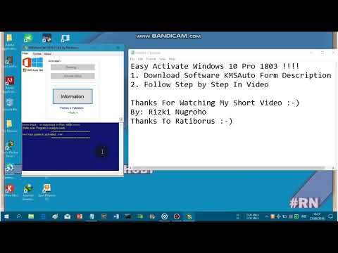 Easy Activate Windows 10 Pro 1803 !