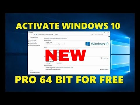 Activate Windows 10 Pro Free Product Key 64 Bit 2018 | Permanently