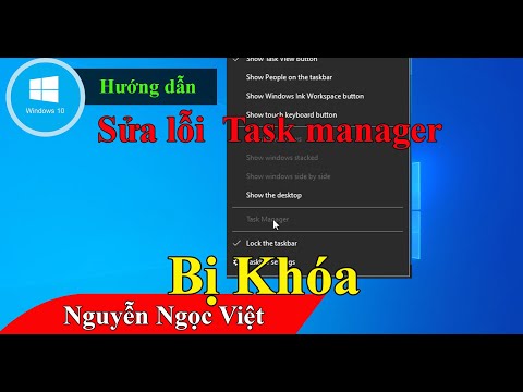 Cách mở Task Manager trên máy tính khi bị khóa