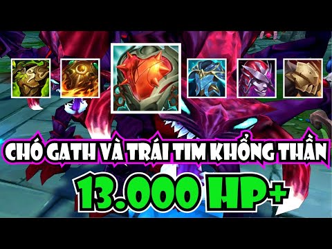 CHÓ GATH VỚI TRÁI TIM KHỔNG THẦN 13K MÁU, SÁT THƯƠNG GÁNH CHỊU 160K, MỘT CẠP CHẾT AD