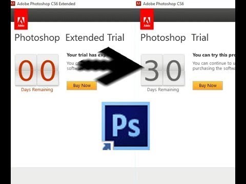 How to open Photoshop Cs6 with Trial expired