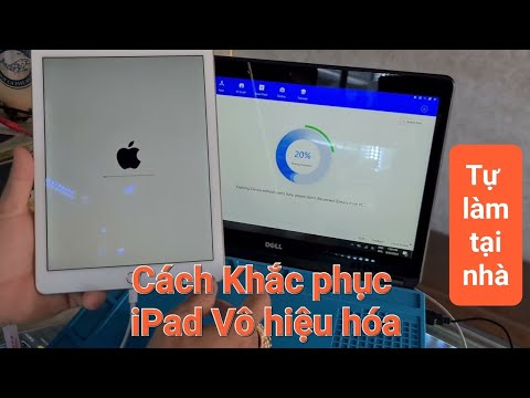 Cách khắc phục lỗi ipad bị vô hiệu hóa