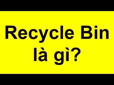 Recycle Bin Là Gì?