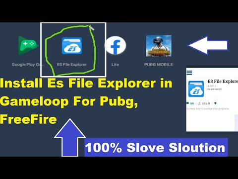 How to download  Es File Explorer in Gameloop For Pubg, FreeFire | 100% Slove Sloution || 2022