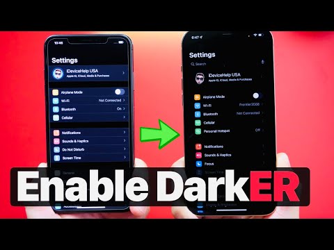 How to Enable SUPER DARK Mode on iPhone