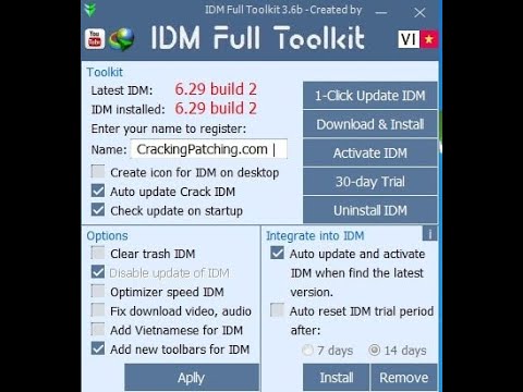 IDM Full Toolkit 3.8