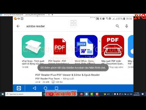 Cách cài đặt ứng dụng đọc file PDF trên điện thoại Samsung