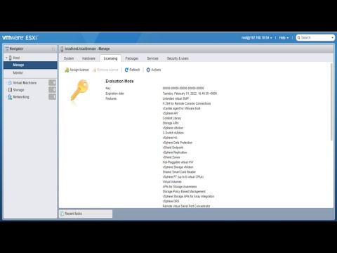 How to Assign VMware ESXi 7.0 License Key