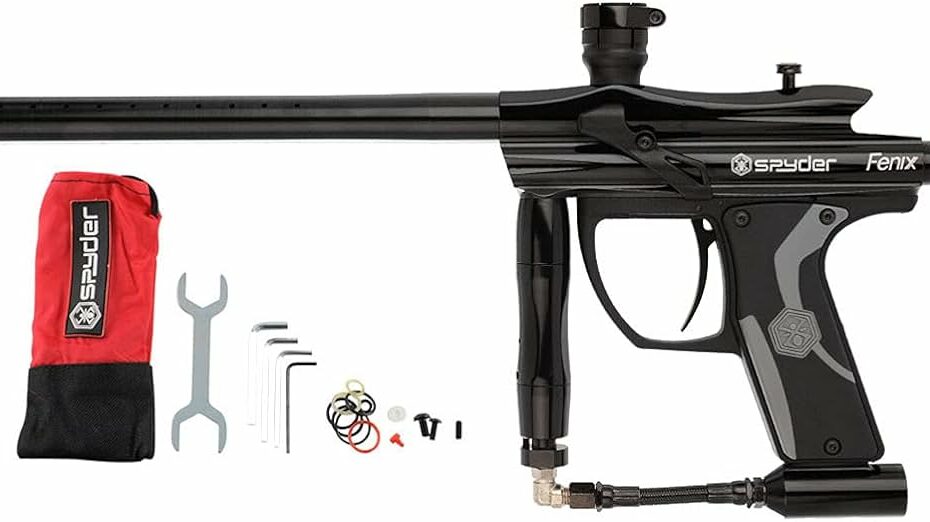 Amazon.Com : Kingman Spyder Fenix .68 Cal Electronic Paintball Gun With  Eyes - Semi Auto & Ramping Fully Automatic (Gloss Black) : Sports & Outdoors