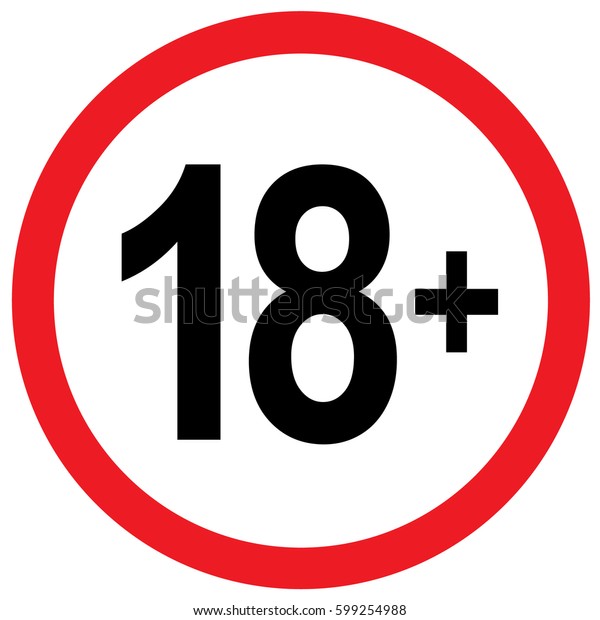 Age Limit 18 Years Adults Only: Vector Có Sẵn (Miễn Phí Bản Quyền)  599254988 | Shutterstock