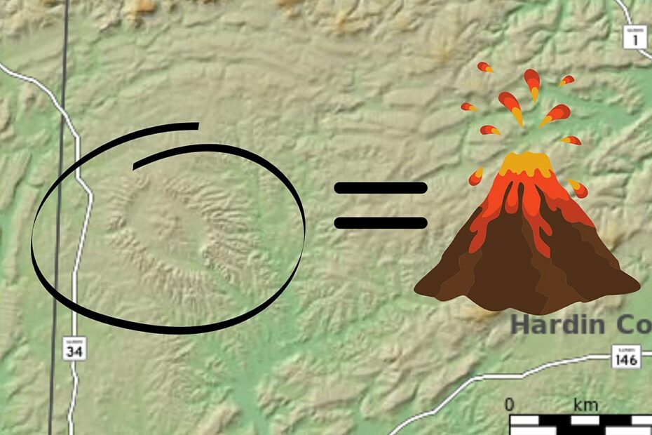 Hick'S Dome Volcano In Southern Illinois