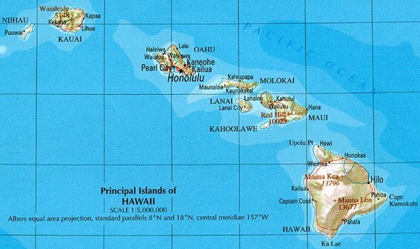 Is There An Island Between Hawaii And California? - Quora