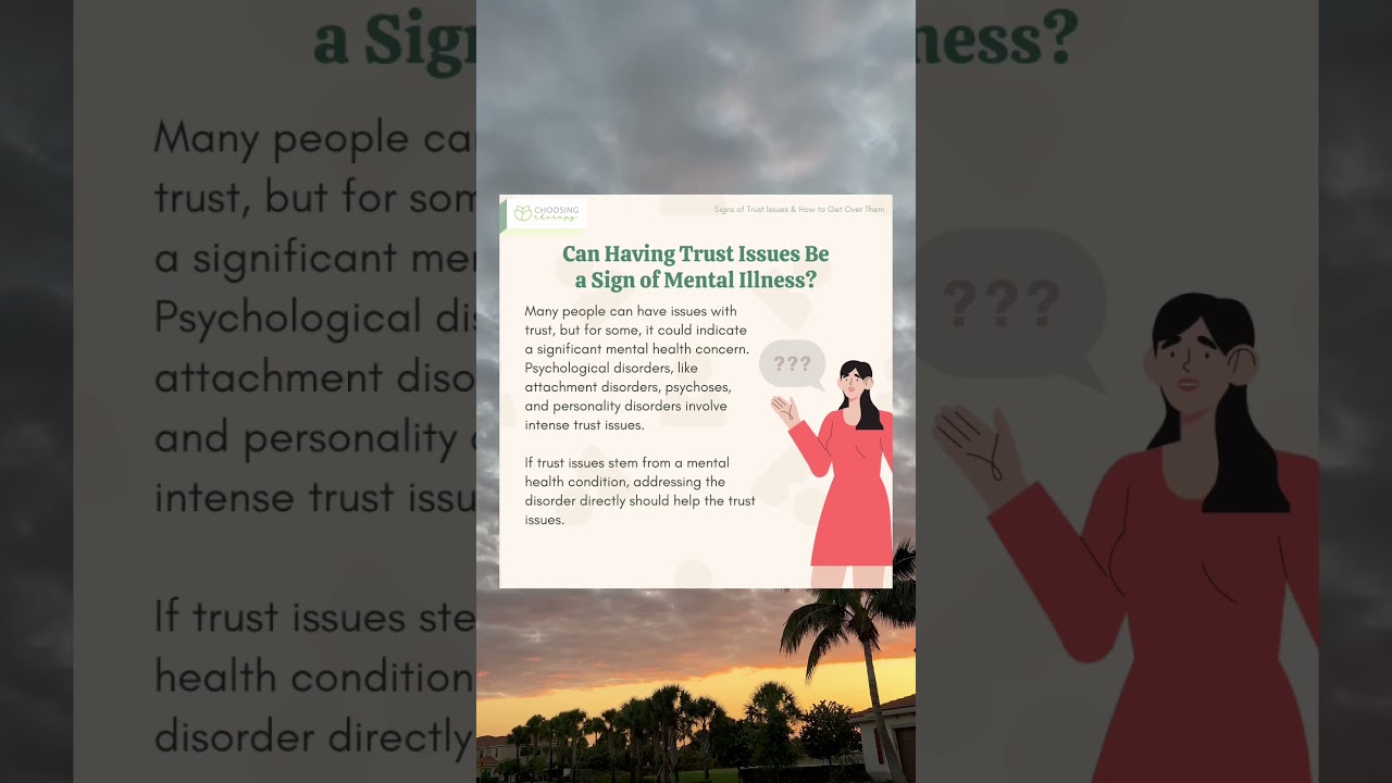 Can Having Trust Issues Be A Sign Of Mental Illness? - Youtube