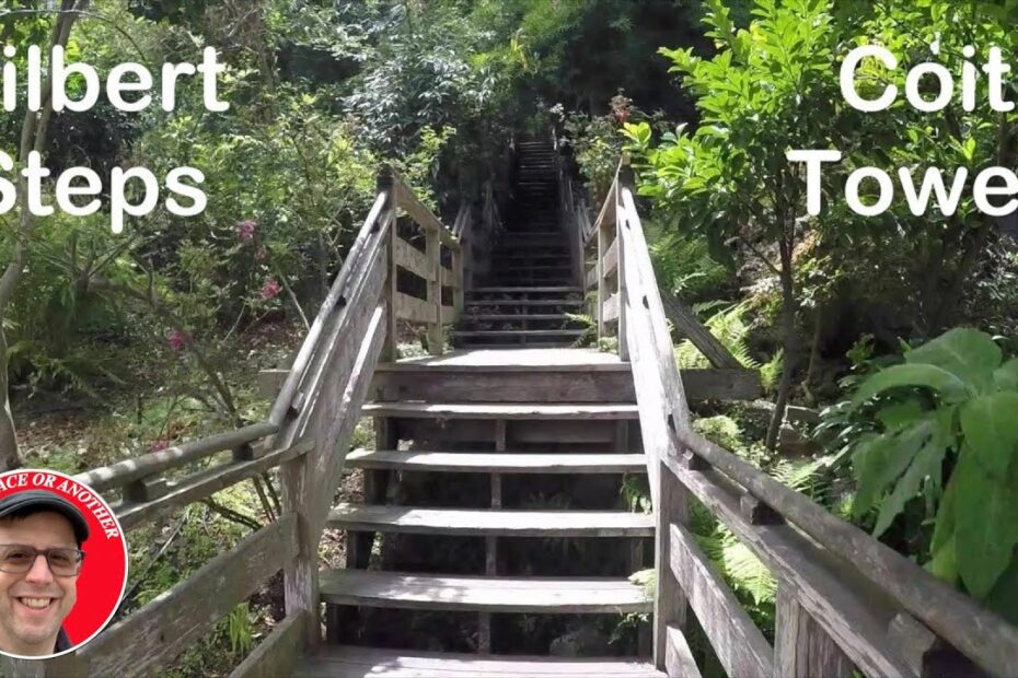 Climbing The Filbert Steps To The Coit Tower 😃 San Francisco California -  Youtube