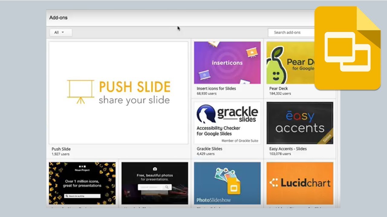 Google Slides: How To Quickly Find The Best Add Ons - Youtube