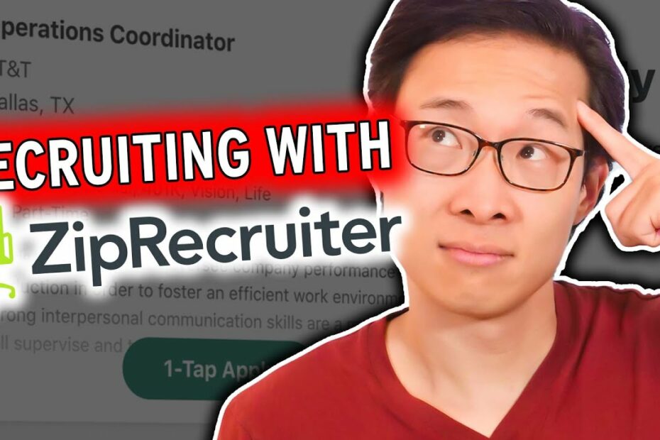 How To Recruit Using Ziprecruiter! Explained By Recruiter - Youtube