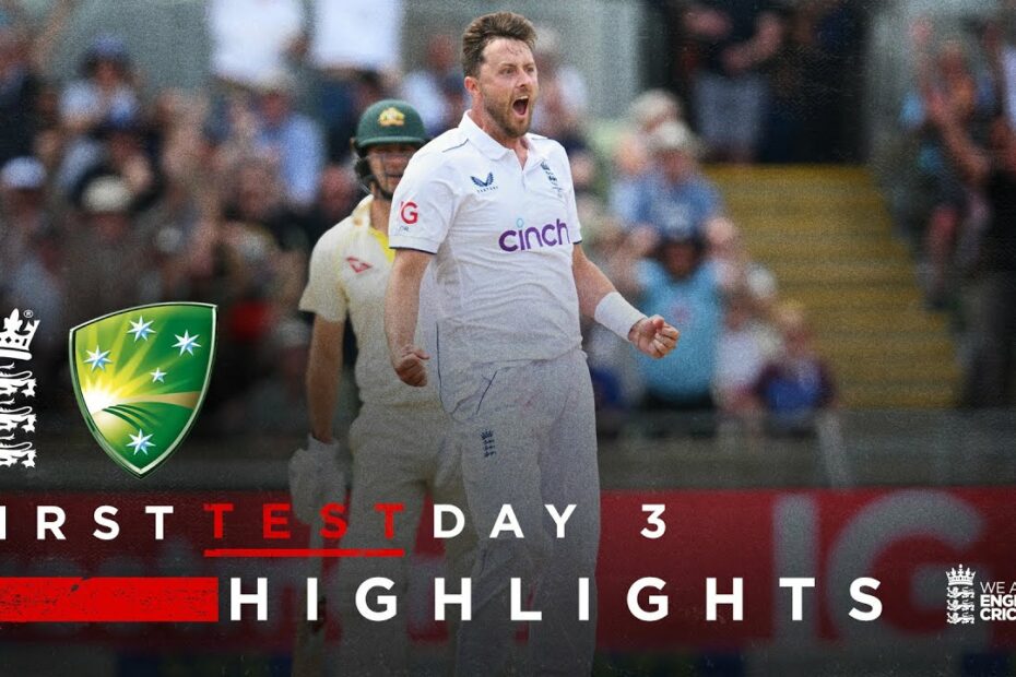 Test In Balance On Rainy Day | Highlights - England V Australia Day 3 | Lv=  Insurance Test 2023 - Youtube